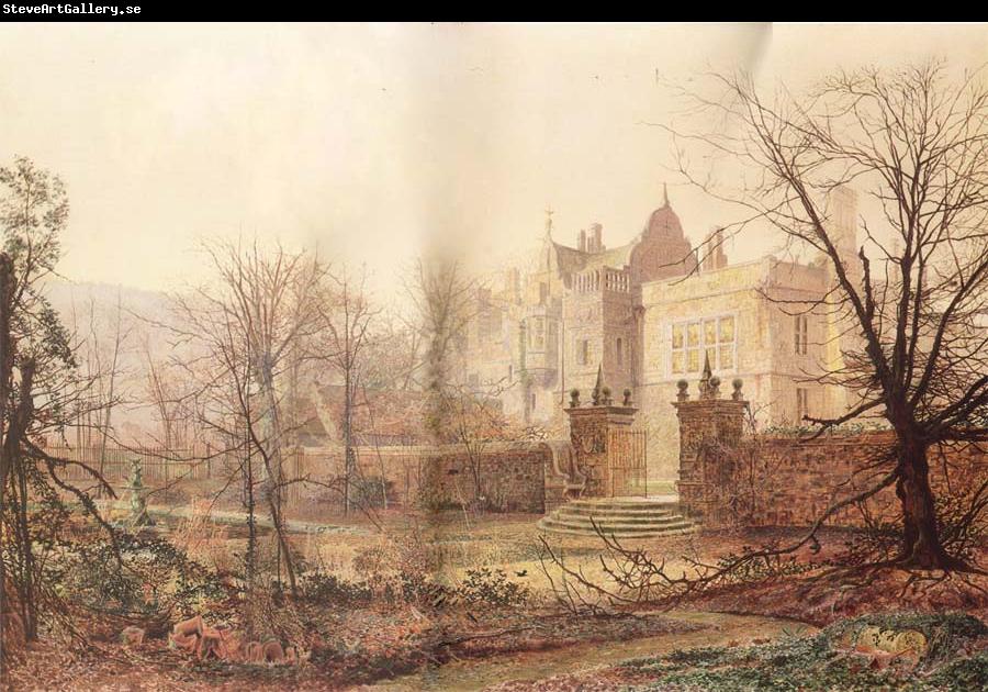 Atkinson Grimshaw Knostrop Hall Early Morning